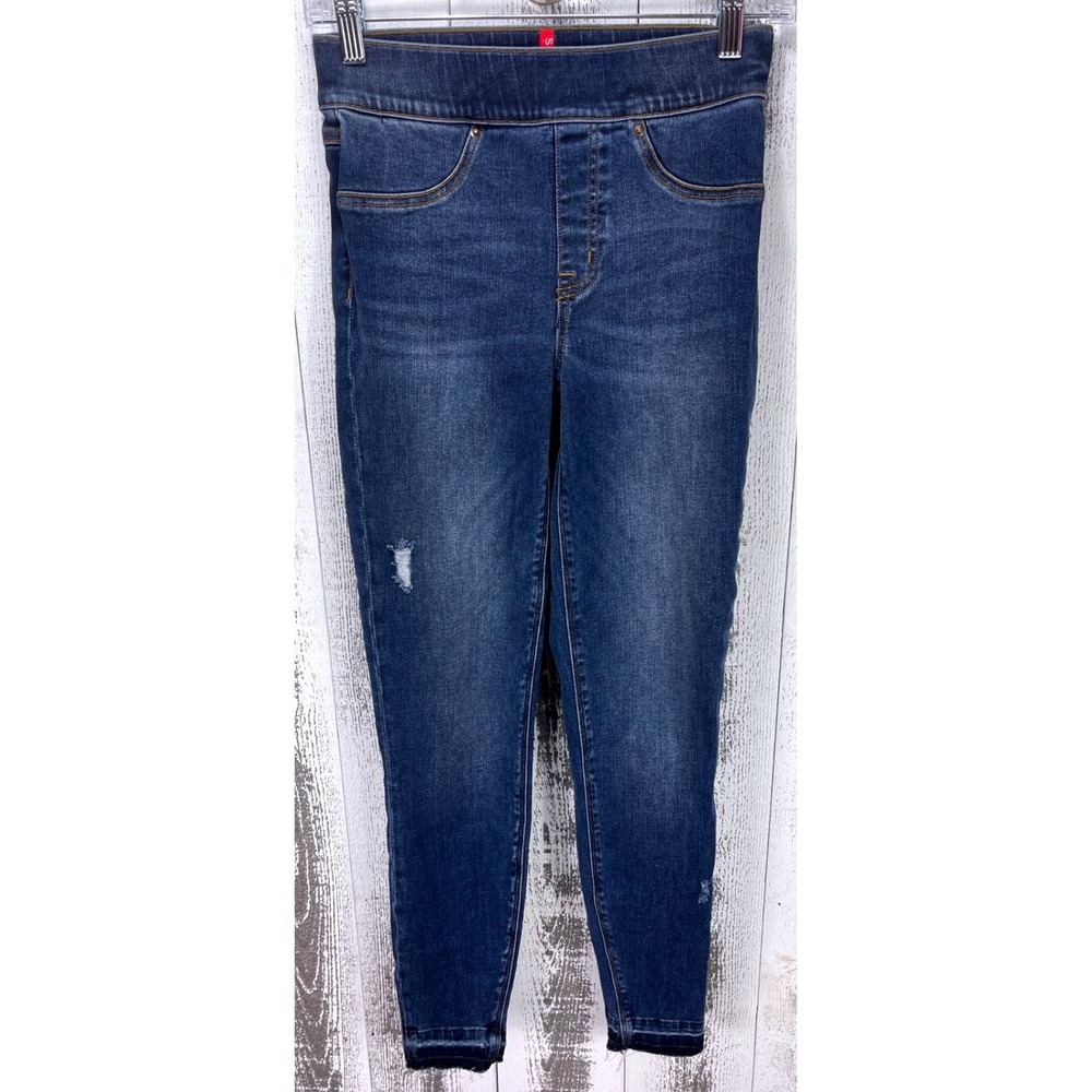XS SPANX Dark Blue Denim Jeggings